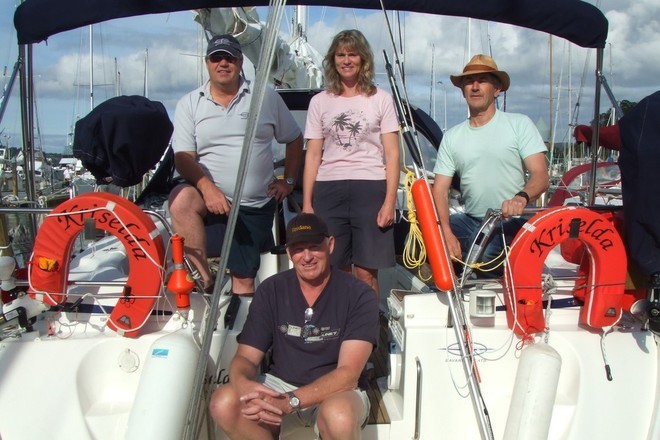 Bavaria 39, Kriselda and crew before leaving Opua © International Marine Brokers New Zealand www.internationalmarine.co.nz